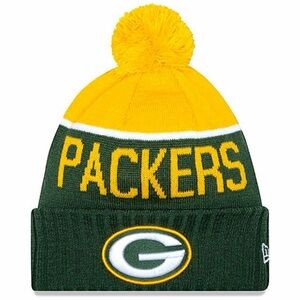 Exclusive Green Bay Packers New Era Authentic NFL On Field Sideline Beanie Sport